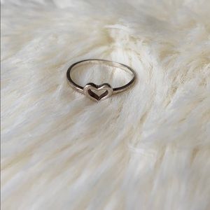 Silver Heart Ring